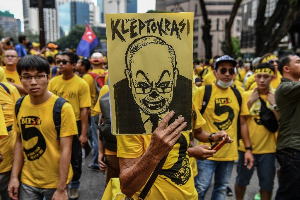 Bersih 5.0 pada tahun 2016. Gambar: Mohd Rasfan / AFP