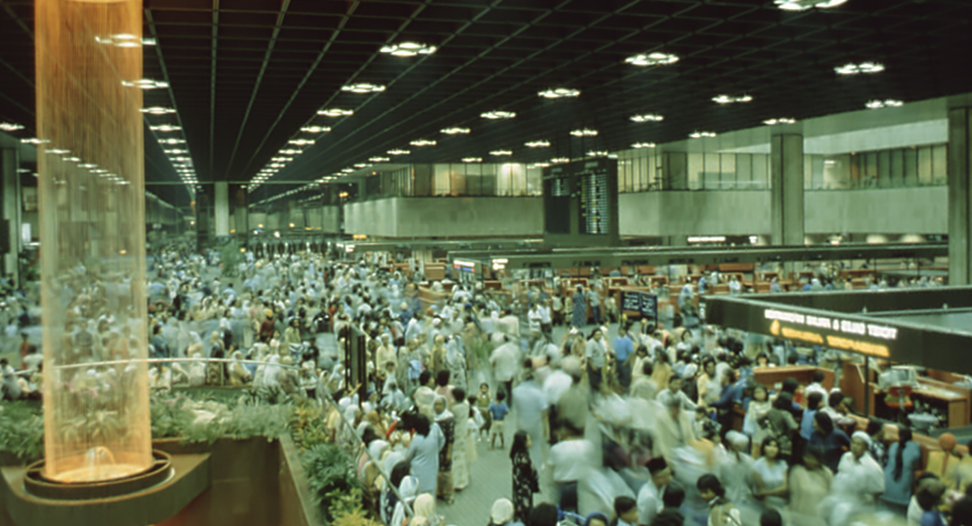 Lapangan Terbang Changi pada tahun 1986. Gambar: Laman web Changi Airport