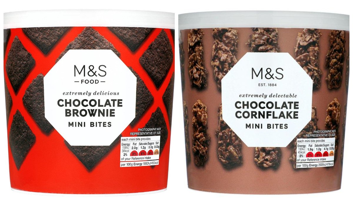 Chocolate Brownie dan Chocolate Cornflakes - Gambar Marks & Spencer