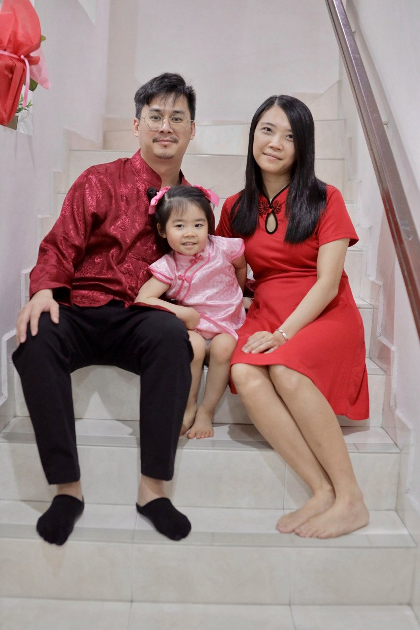 Gordon Ling bersama keluarganya. Gambar Fail Bernama