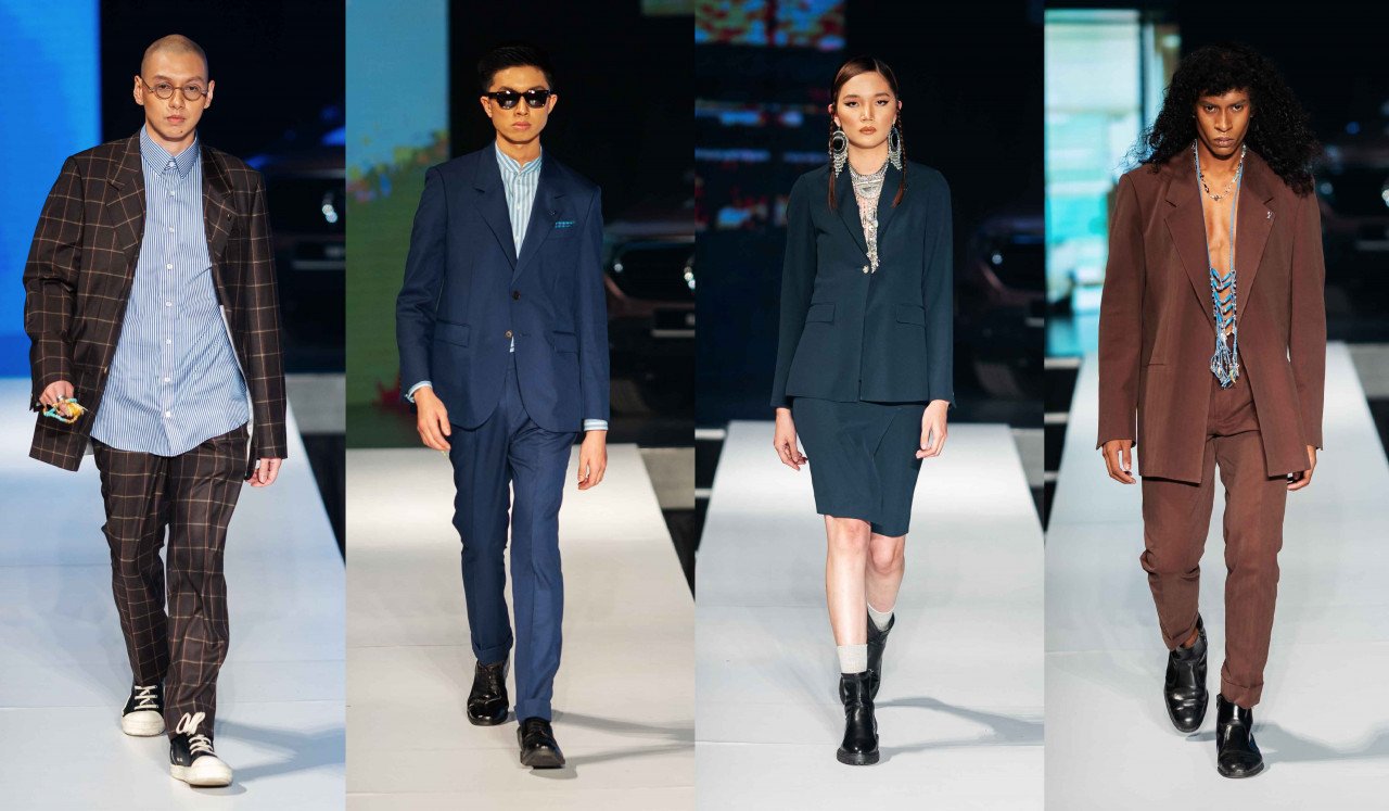 Antara koleksi yang dipersembahkan pada Mercedes Benz Fashion Week 2022.