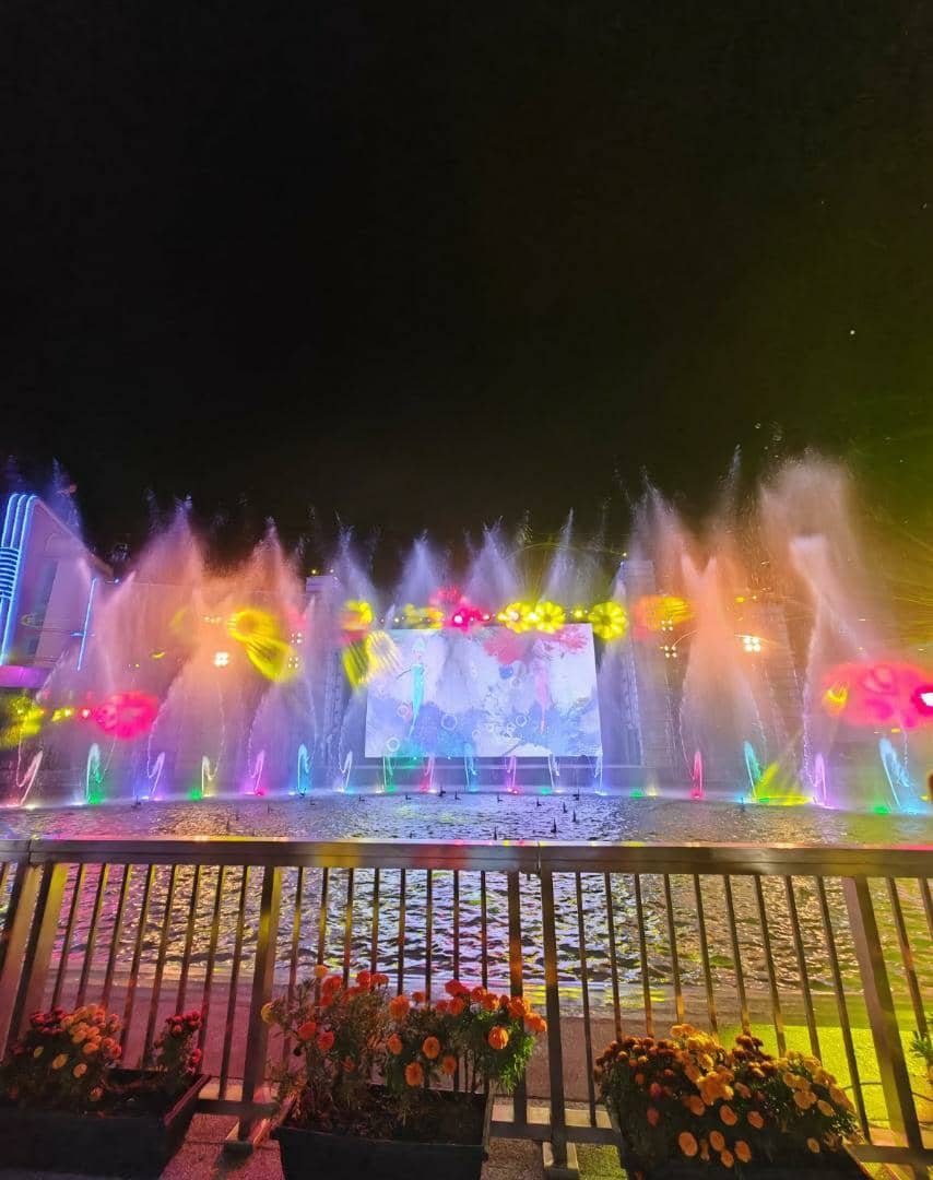 Pertunjukan air pancut bakal memeriahkan sambutan Hari Kebangsaan di Gohtong Way. gambar Resort World Genting
