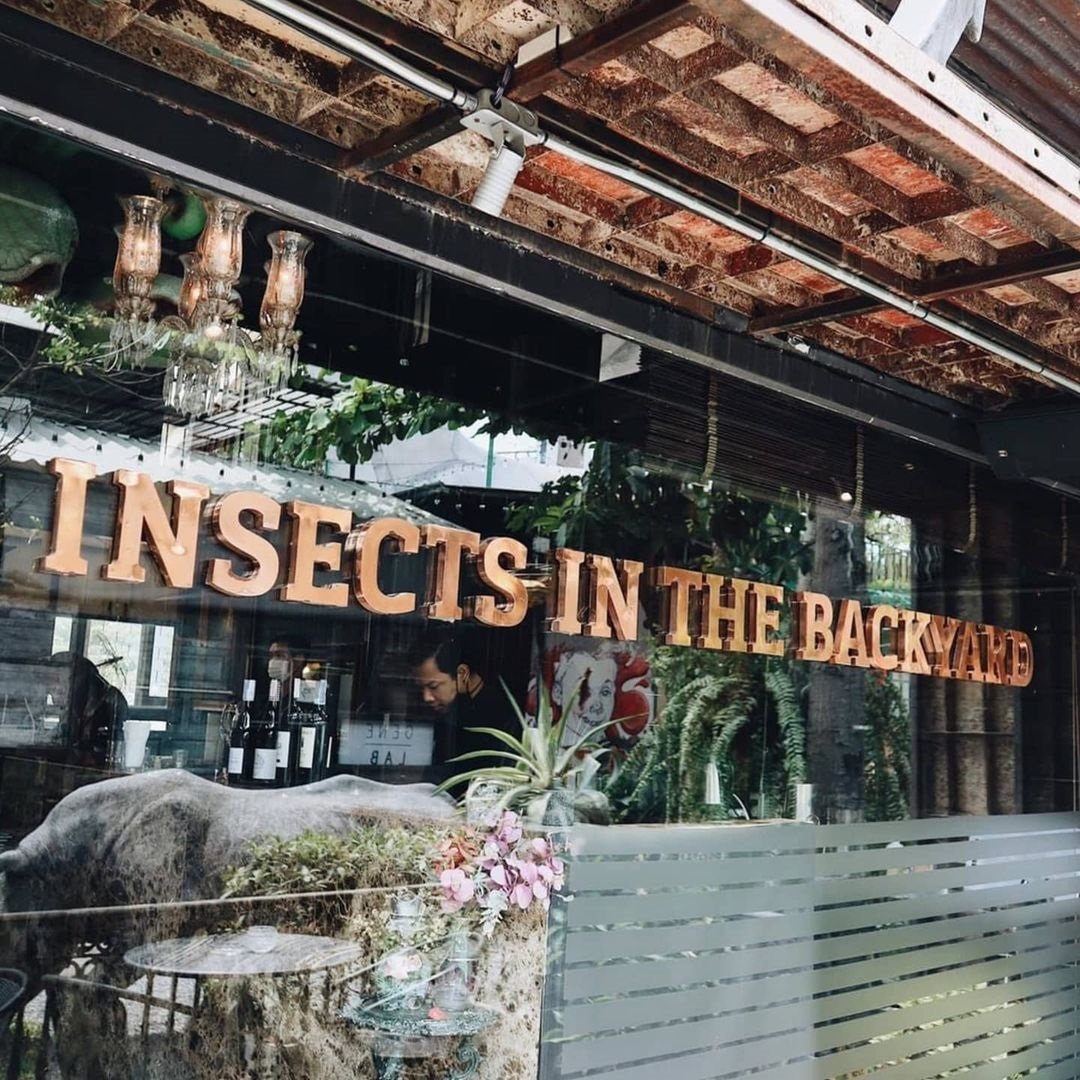 Insects in the Backyard ialah restoran pertama di Thailand yang membawa konsep seumpamanya di mana ia menggunakan makhluk atau serangga berkaki enam sebagai bahan santapan - Gambar Instagram Insects In The Backyard