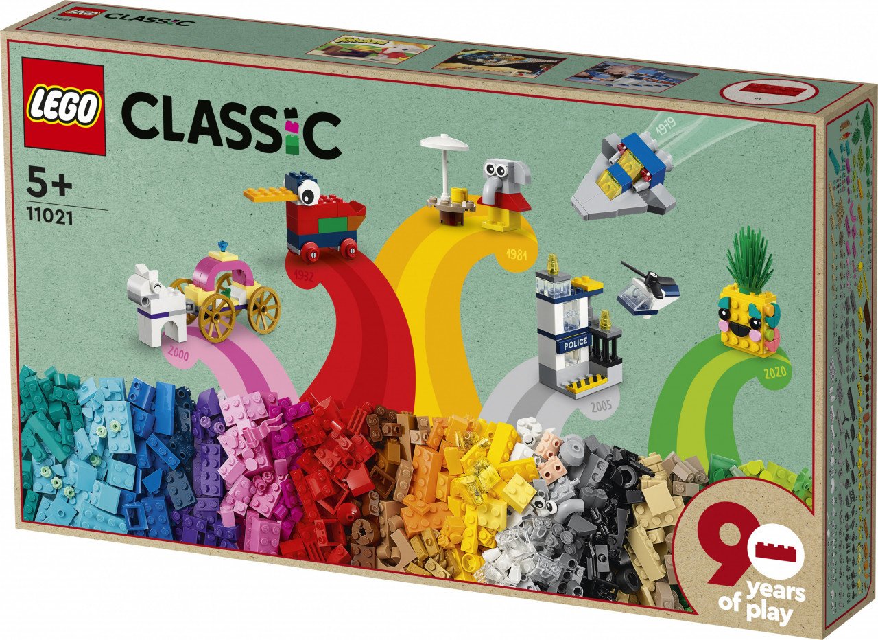 Set 11021 LEGO Classic 90 Years of Play - Gambar ihsan Lego