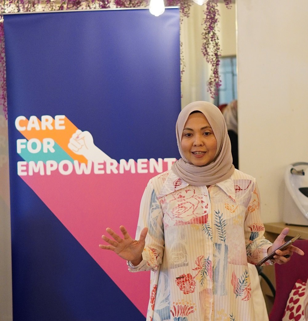 Nadira Yusoff ketika melancarkan Care For Empowerment Series dan Kiddocare Community Hub. - Gambar Kiddocare