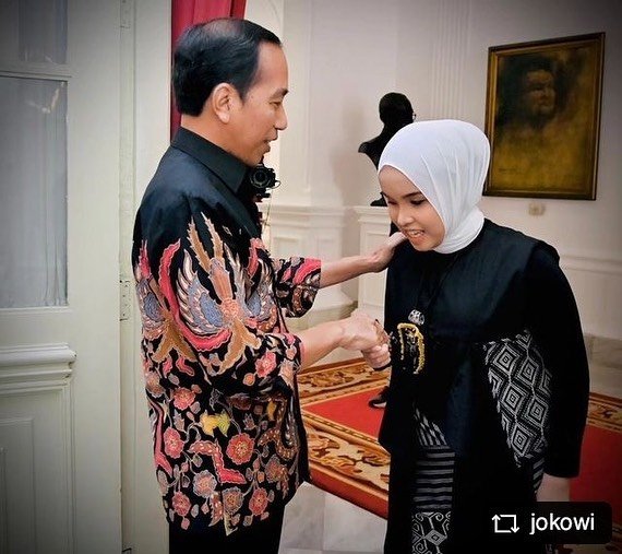 Jokowi dan Putri Ariani - Gambar Instagram Putri Ariani