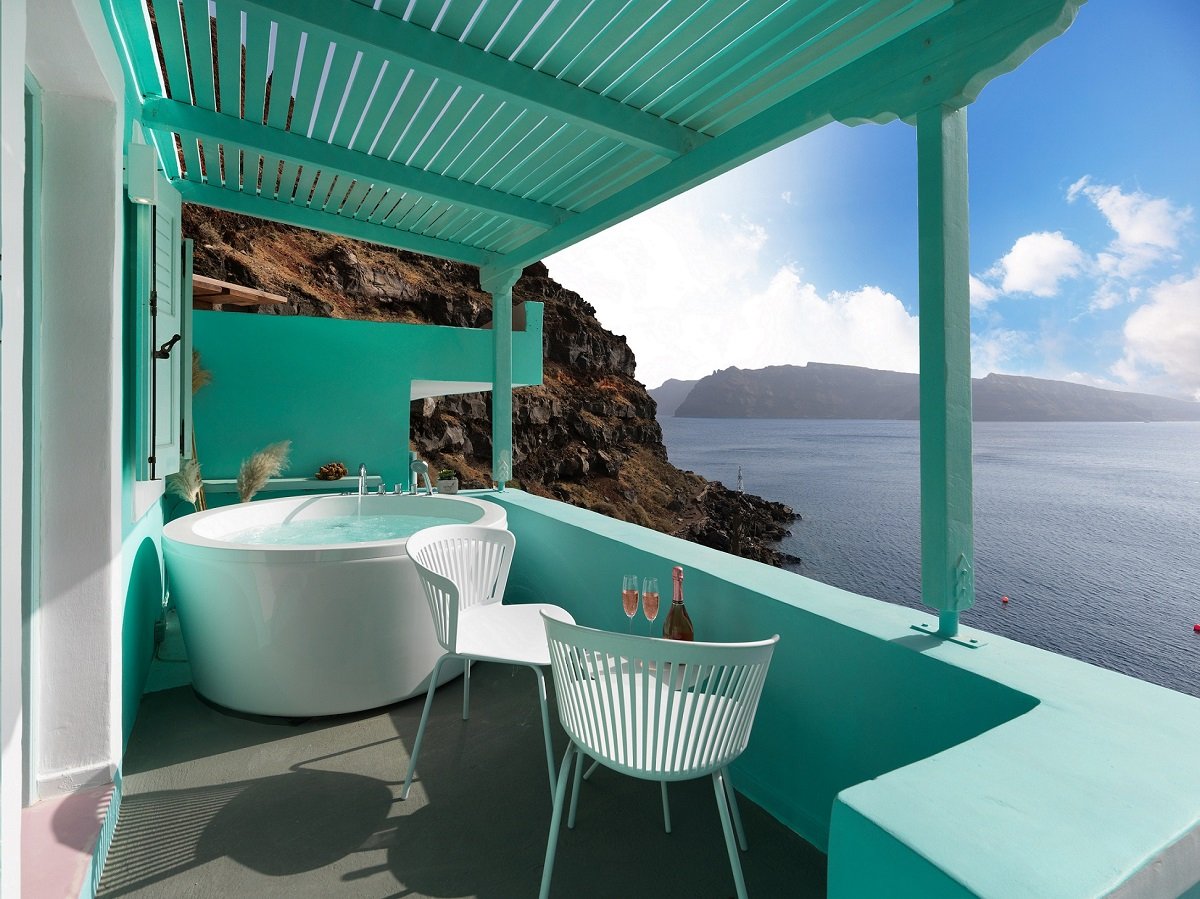 Secret Suite, Santorini, Greece - Gambar Airbnb 
