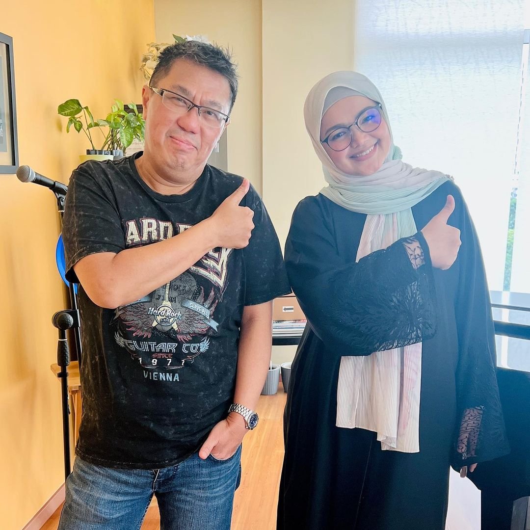 Aubrey Suwito dan Siti Nurhaliza - Gambar Instagram