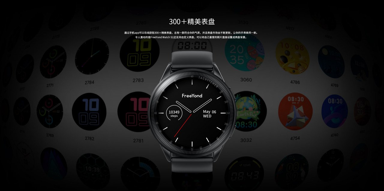 Jam tangan pintar FreeYond Watch S1 - Gambar Team Lewis dan FreeYond