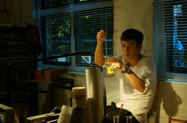 Edison Chen ketika membintangi filem Blind Spot pada 2014.