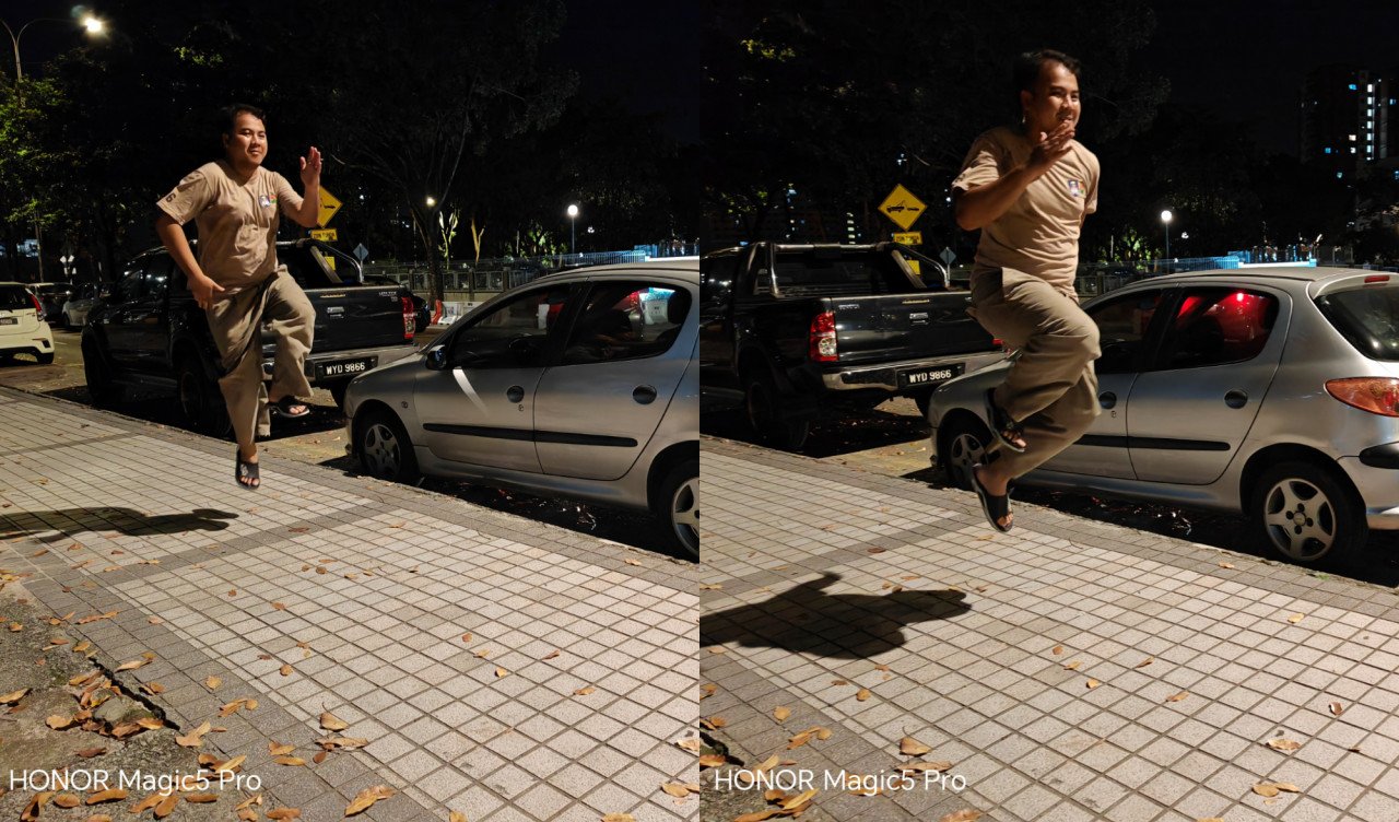 Gambar lompatan yang bebas gegaran serta 'sharp' - Gambar oleh Izwan Ramlan