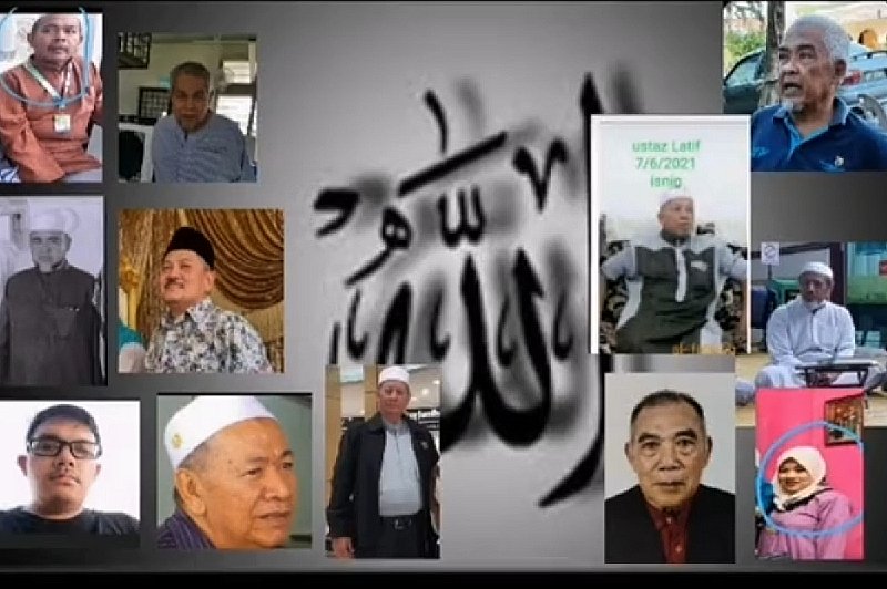 Wajah-wajah sebahagian daripada 15 jemaah masjid Taman Mahsuri yang meninggal dunia dalam tempoh dua minggu lalu akibat COVID-19.