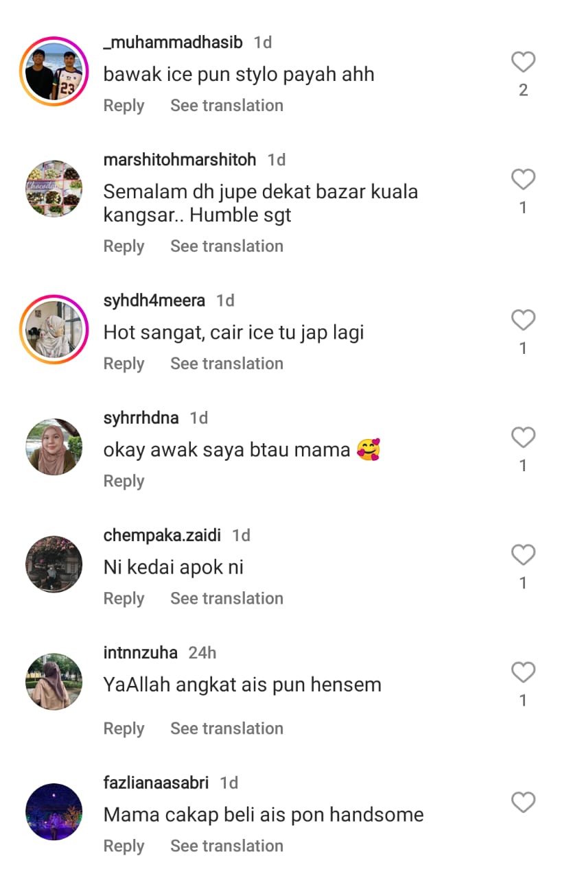 Tangkapan layar komen netizen di Instagram