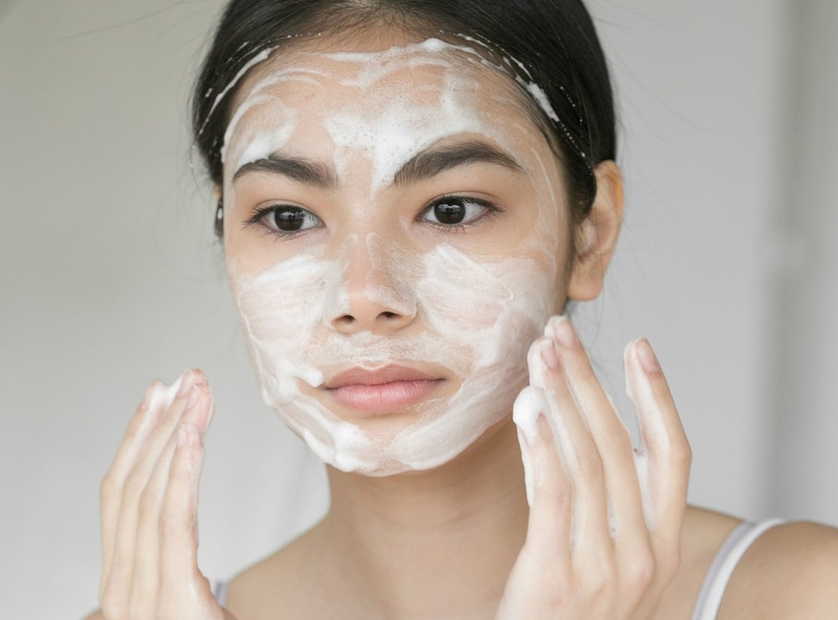 Pencuci muka yang berbuih cenderung mengeringkan kulit - Gambar hiasan Unsplash