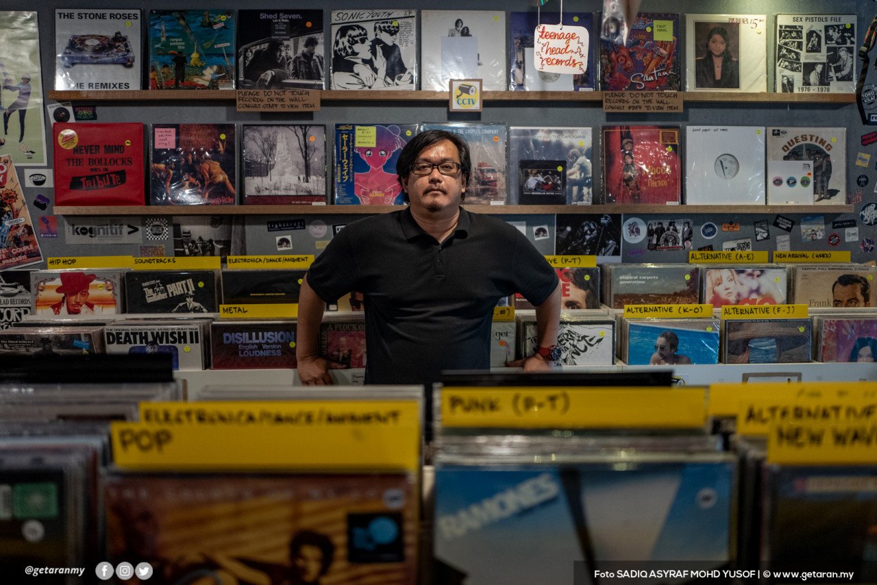 Radzi Mohd Jasni, pemilik kedai muzik Teenage Head Records