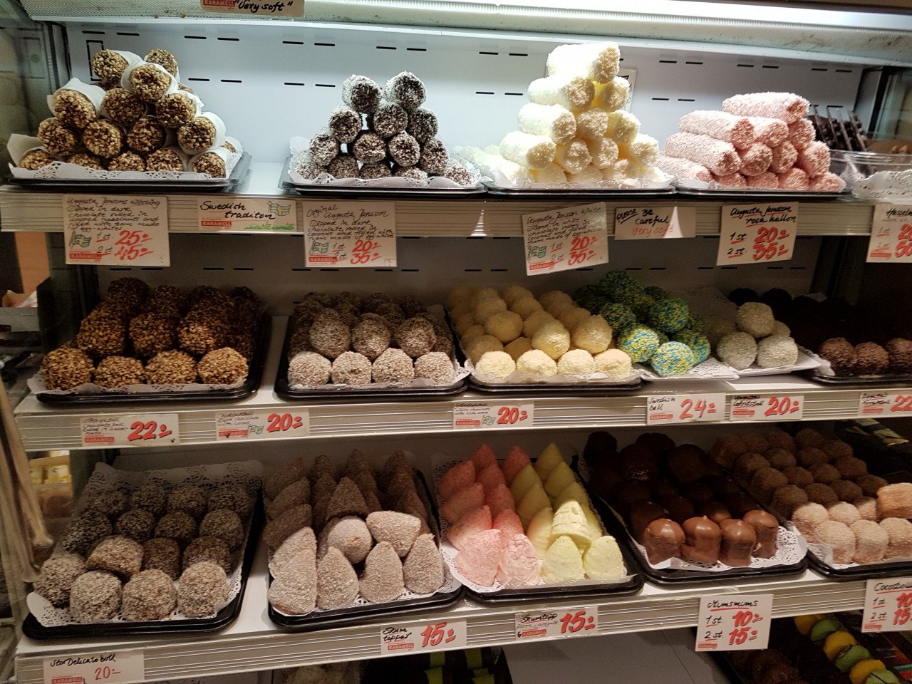 Karamellaffären, kedai manisan dan gula-gula tradisional Sweden