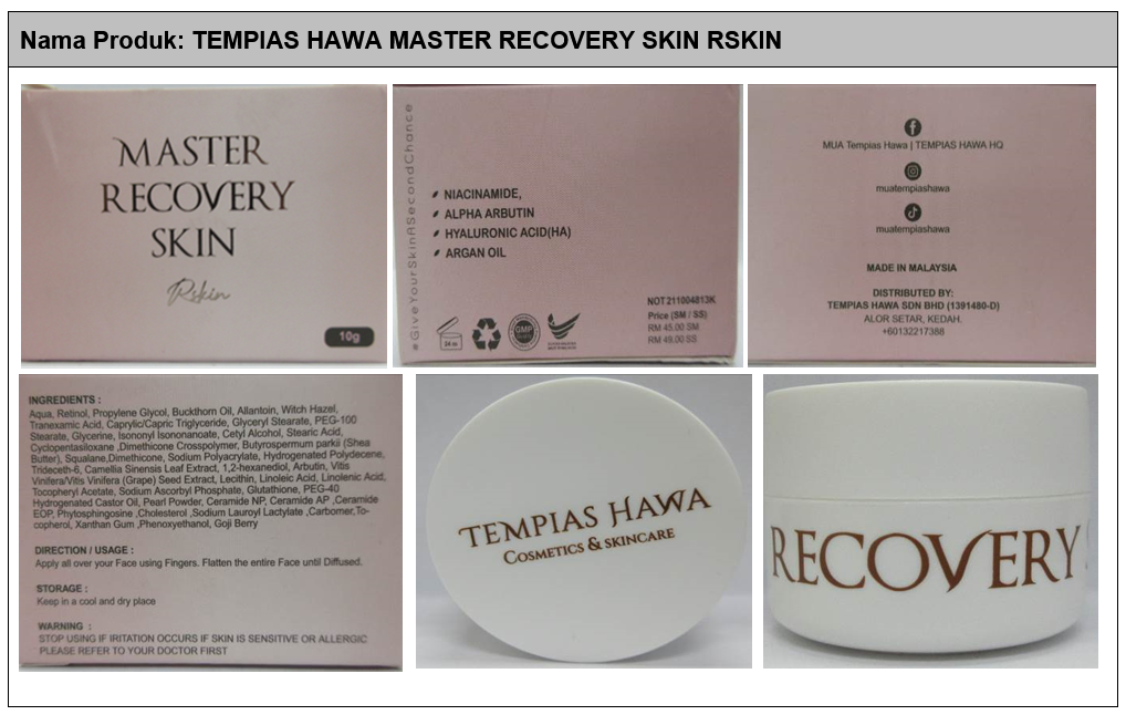 Tempias Hawa Master Recovery Skin Rskin