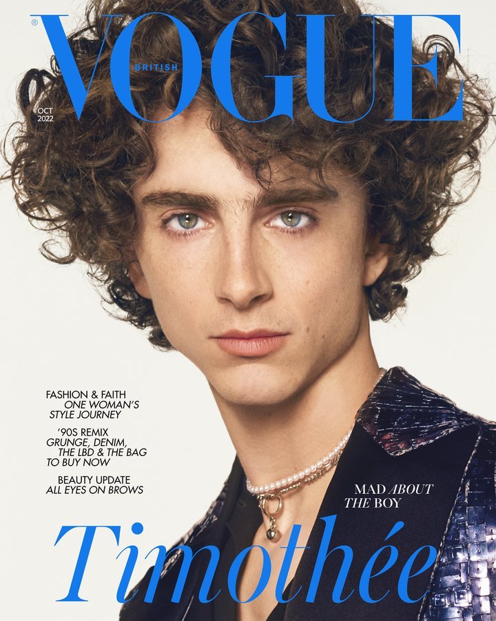 Timothee Chalamet - Gambar Vogue British