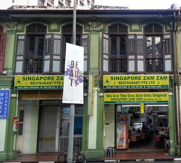 Restoran Zam Zam di Singapura. Gambar: Laman Web Zam Zam Singapore