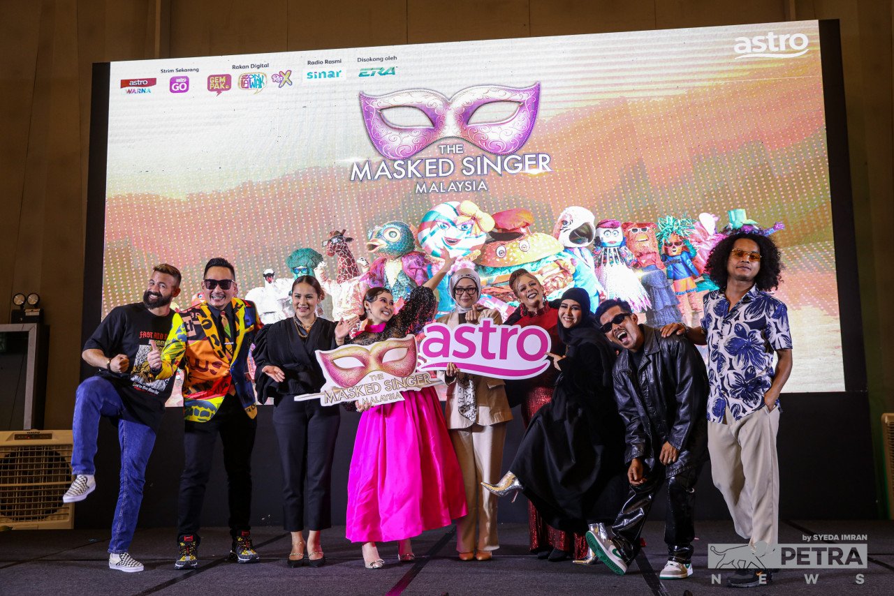 Elly Mazlein di sidang media The Masked Singer Malaysia baru-baru ini - Gambar Fail