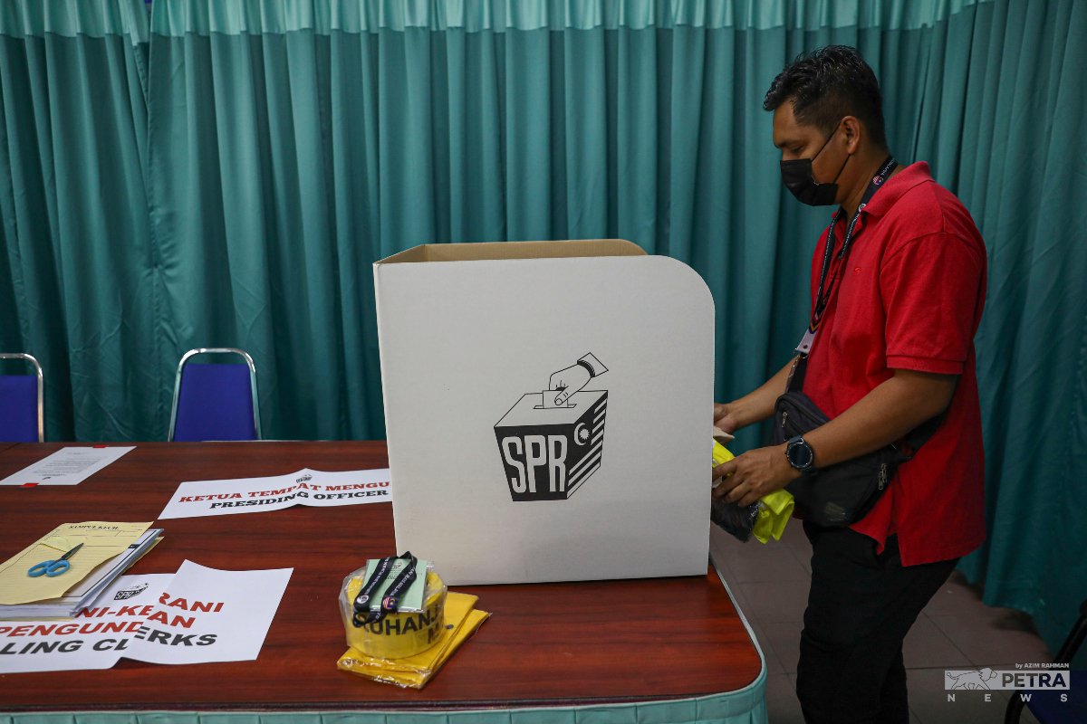 11,557 pemilih akan mengundi awal pada PRN Melaka esok di 31 pusat pengundian yang akan dibuka 8 pagi.