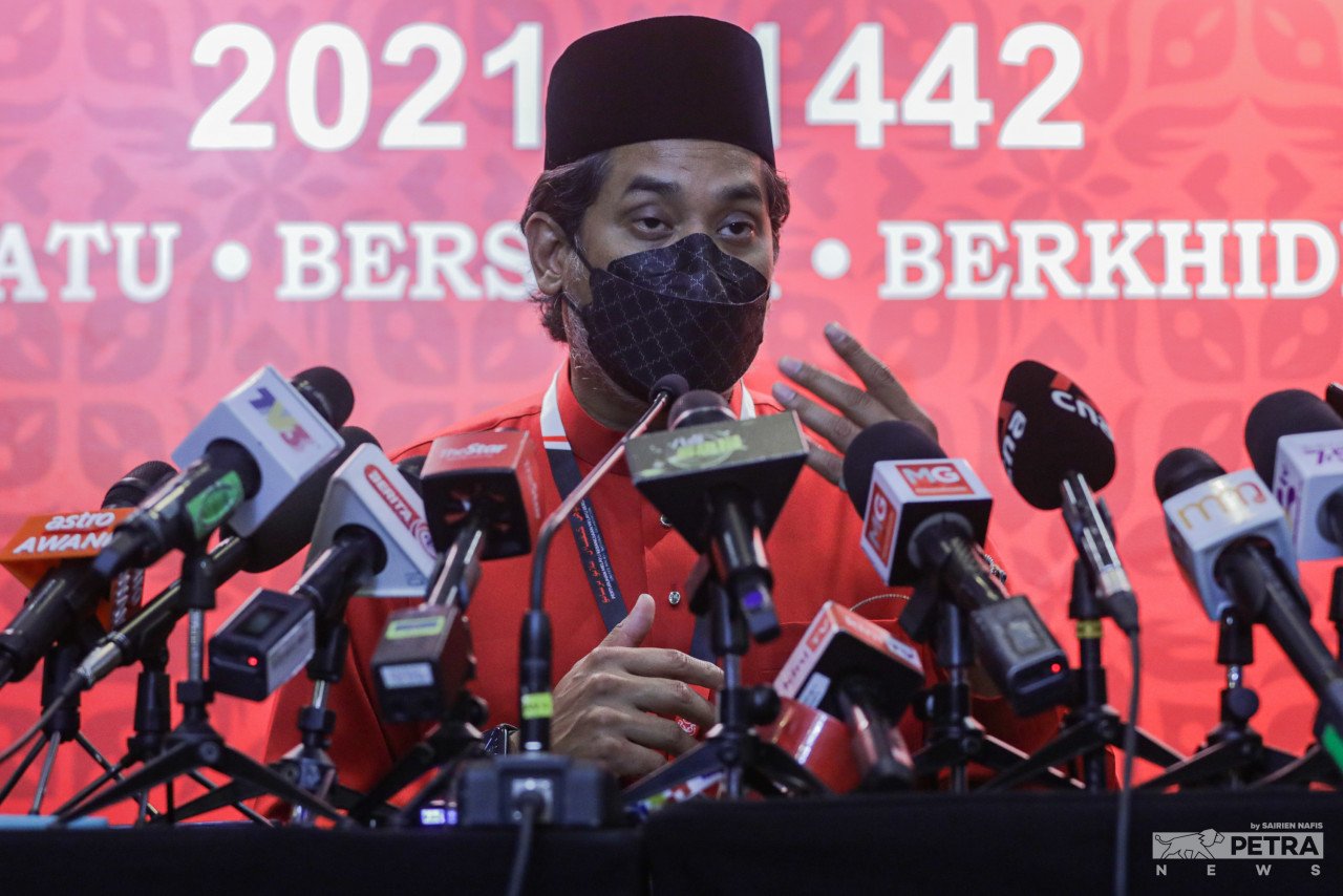 Mohammad Agus menyifatkan Khairy Jamaluddin sebagai pilihan terbaik dari UMNO untuk mengendalikan negara. - Gambar oleh Sairien Nafis