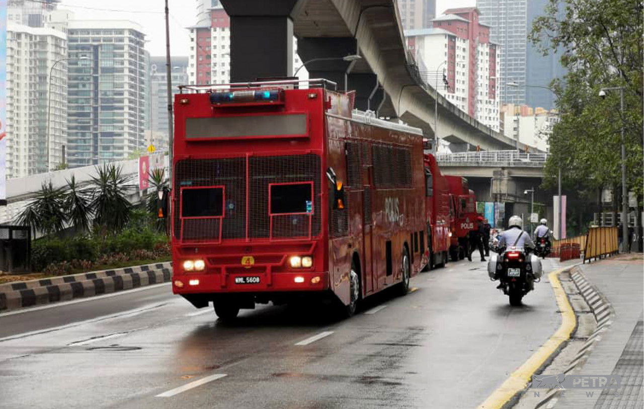 Trak FRU berada di sekitar Jalan Bangsar.