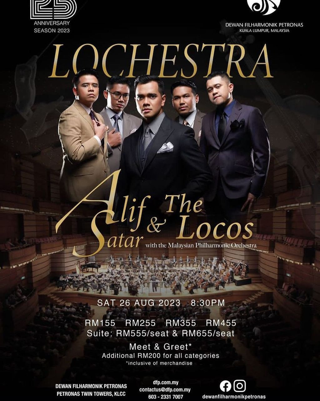 Poster Konsert Alif Satar & The Locos - gambar DFP