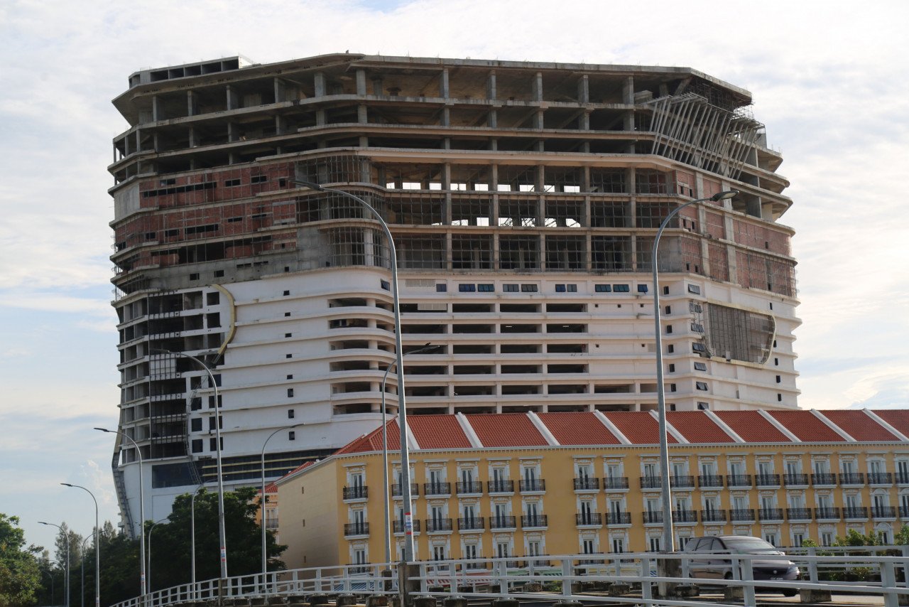Arab City Melaka merupakan projek kerajaan BN yang pembangunannya bermula pada tahun 2009. - Gambar oleh Mustaffa Kamal