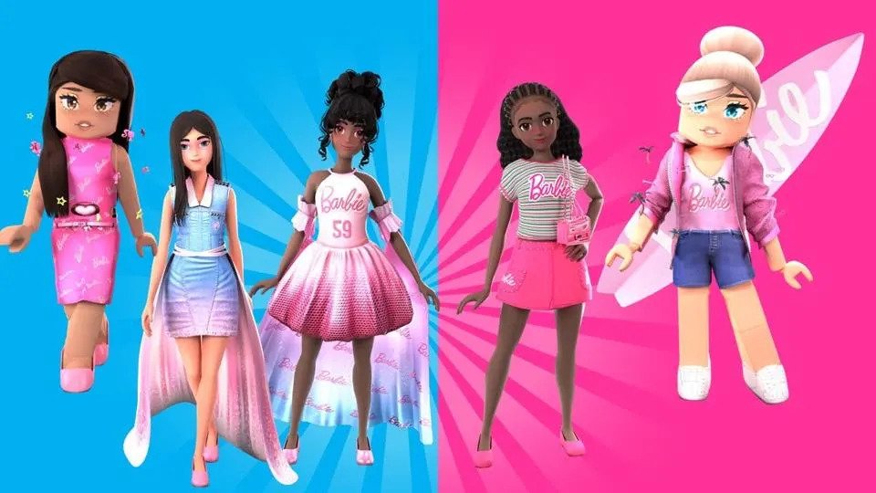 Barbie edisi Roblox memiliki sembilan warna kulit dan jenis badan berbeza, 15 konfigurasi muka, solekan serta pelbagai gaya rambut