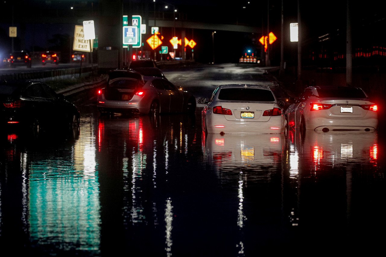 Banjir di New York. Gambar Fail Reuters
