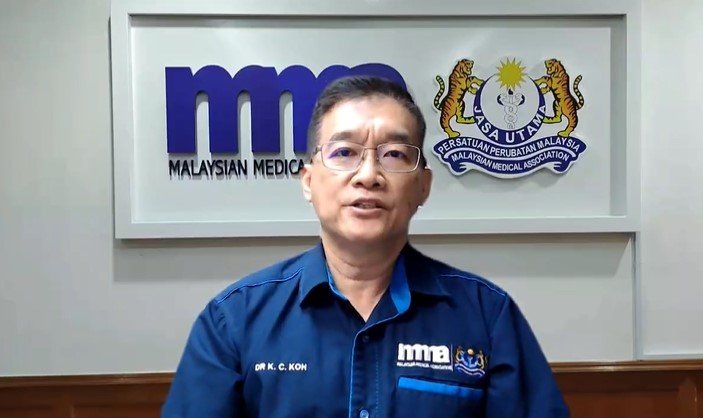Presiden Persatuan Perubatan Malaysia (MMA), Dr Koh Kar Chai  - Gambar Fail