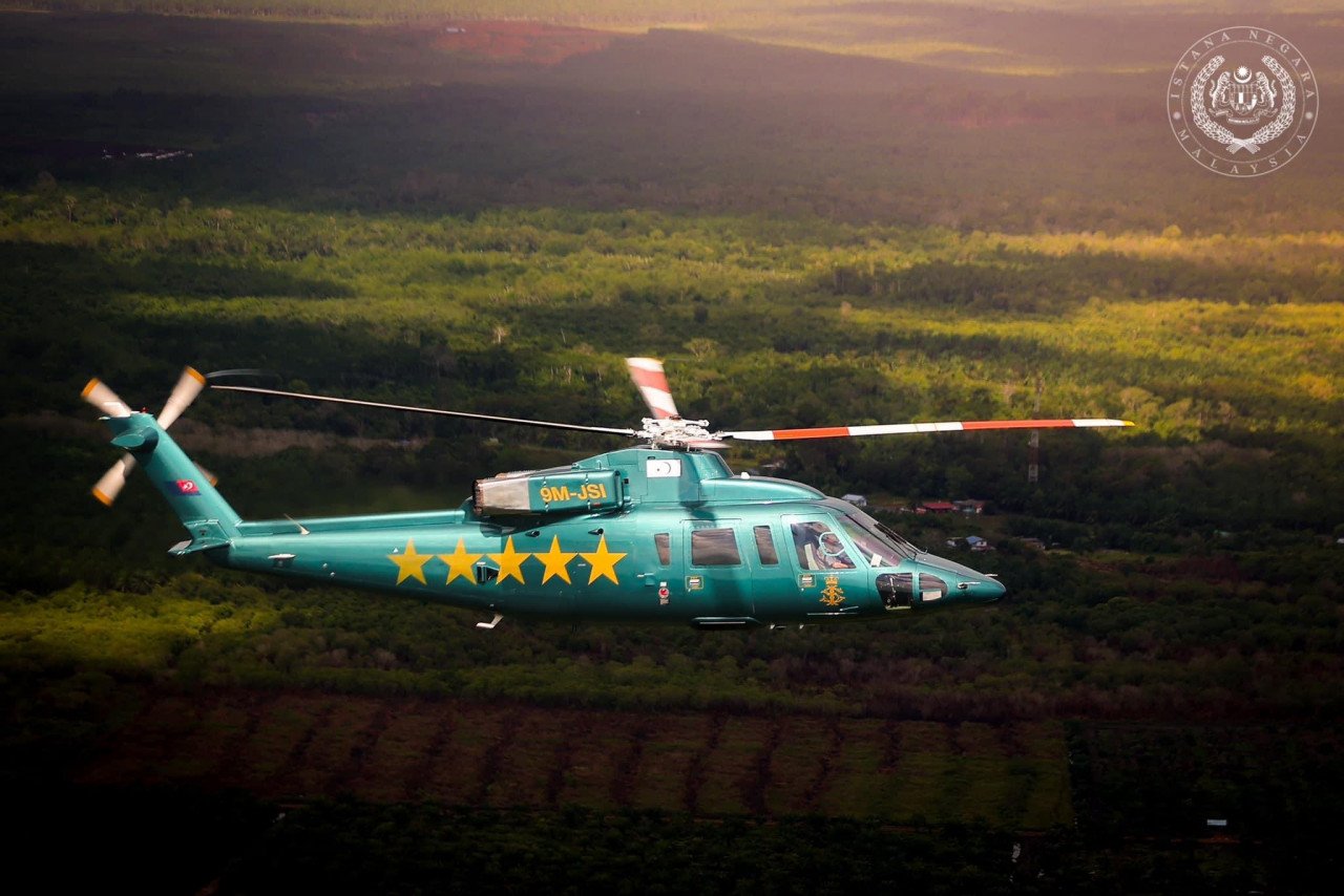 Helikopter Sikorsky milik baginda - gambar RPO