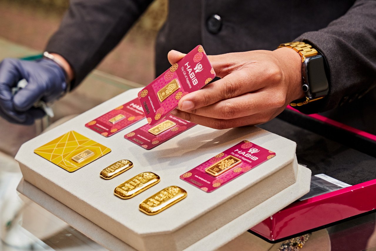 Koleksi Jongkong Emas Habib Bermula 1 gram sehingga 100 gram untuk simpanan pelaburan - Gambar ihsan Habib Jewels