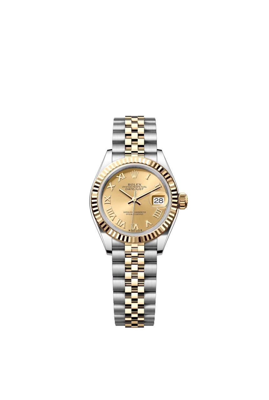 Lady-Datejust Oyster (Oyster Steel Yellow Gold 28mm)