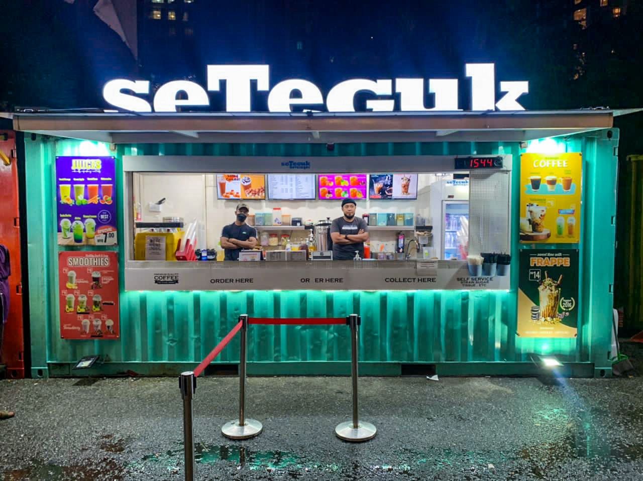 Cawangan SeTeguk yang baru diusahakan bagi memberi pilihan minuman kepada pelanggannya, yang terletak di Tapak Kuala Lumpur serta Cyberjaya.