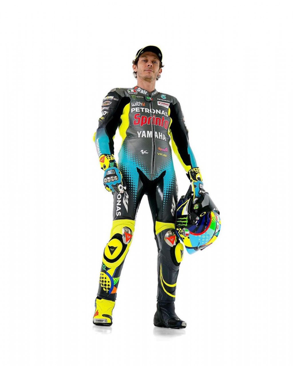 Rossi berkata warna pasukan baharunya sangat menarik. - Gambar dari Twitter Valentino Rossi