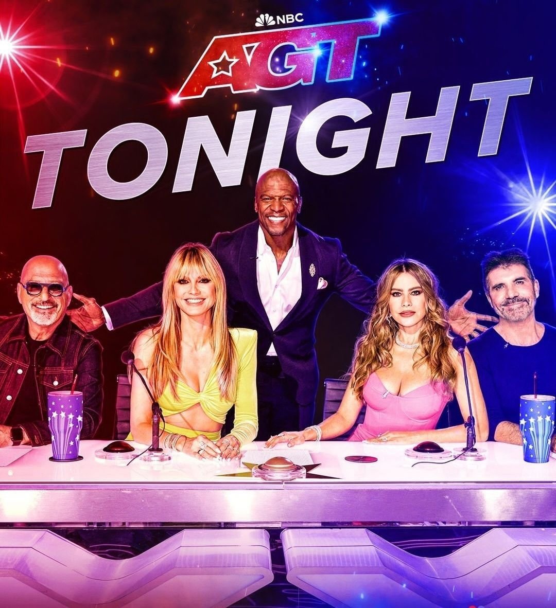Barisan juri yang mengadili rancangan realiti televisyen America's Got Talent - gambar Instagram