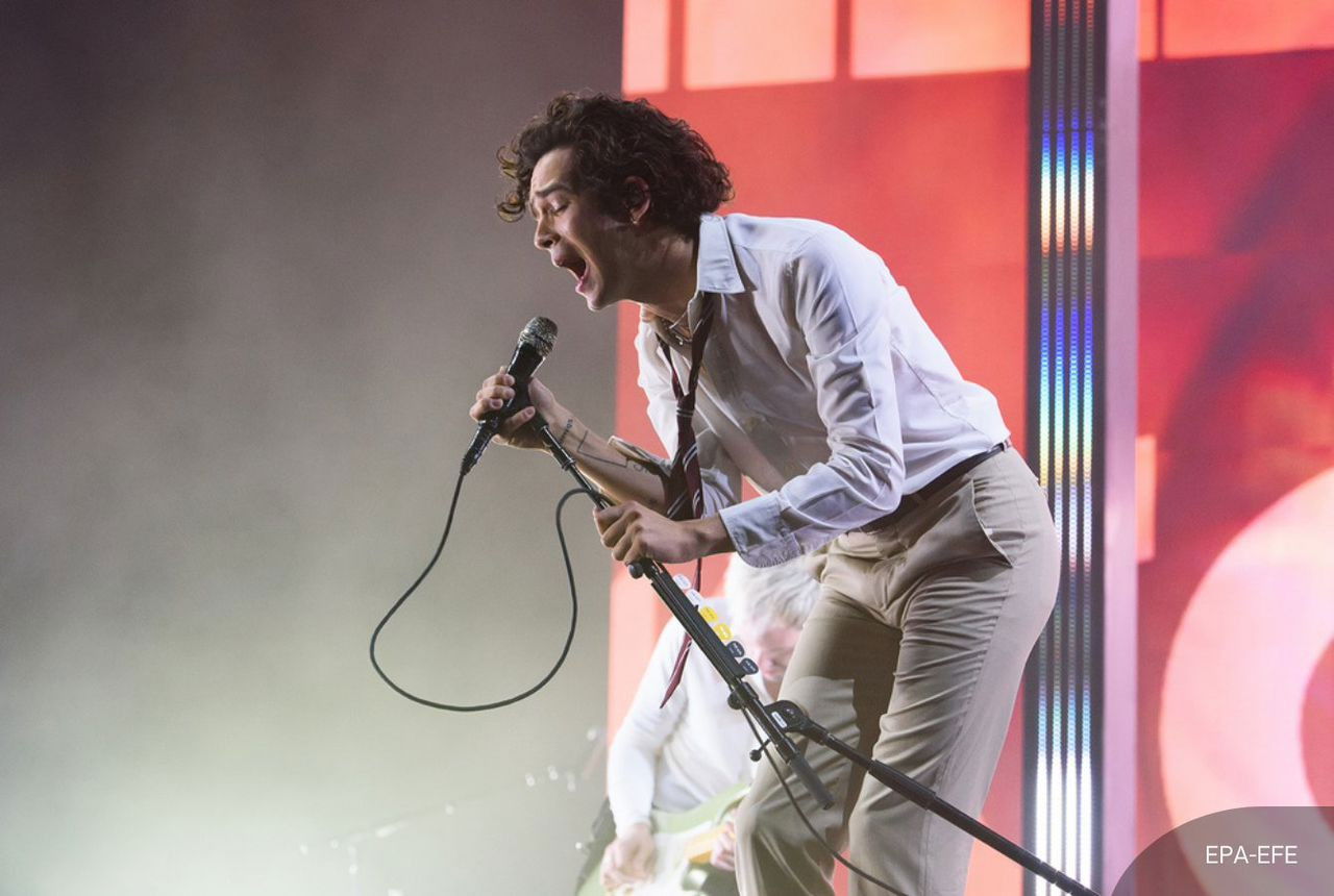 Aksi biadab Matt Healy menyebabkan baki acara GVF 2023 dibatalkan serta merta - gambar Twitter