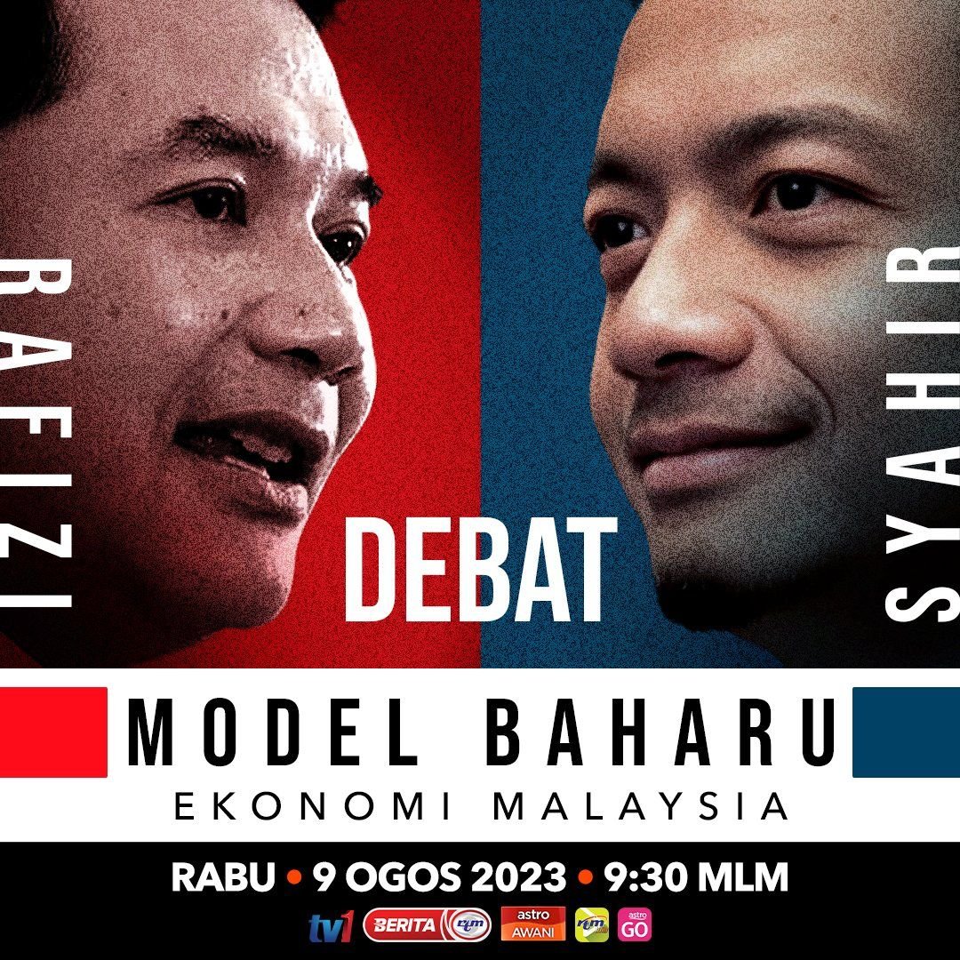 Debat antara Rafizi Ramli - Mohd Syahir Che Sulaiman akan disiarkan secara langsung menerusi RTM dan Astro Awani - gambar Twitter