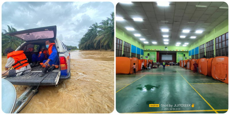 Getaran  Semasa  Mangsa Banjir Kota Marudu Meningkat, 504 Ditempatkan